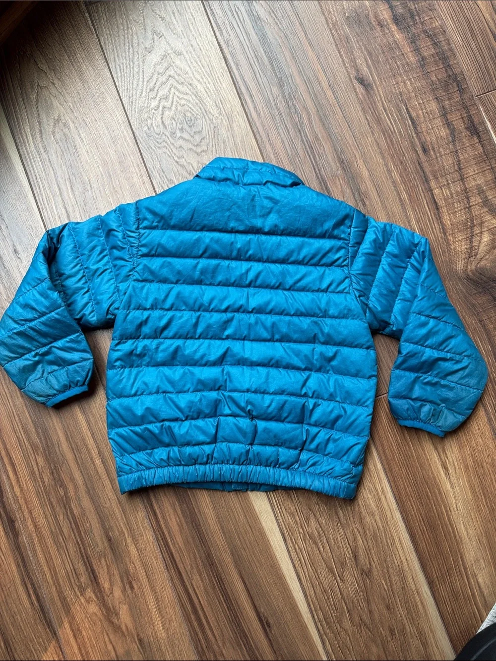 Very Good 3T Patagonia Kids Teal Blue Packable Puffer Jacket